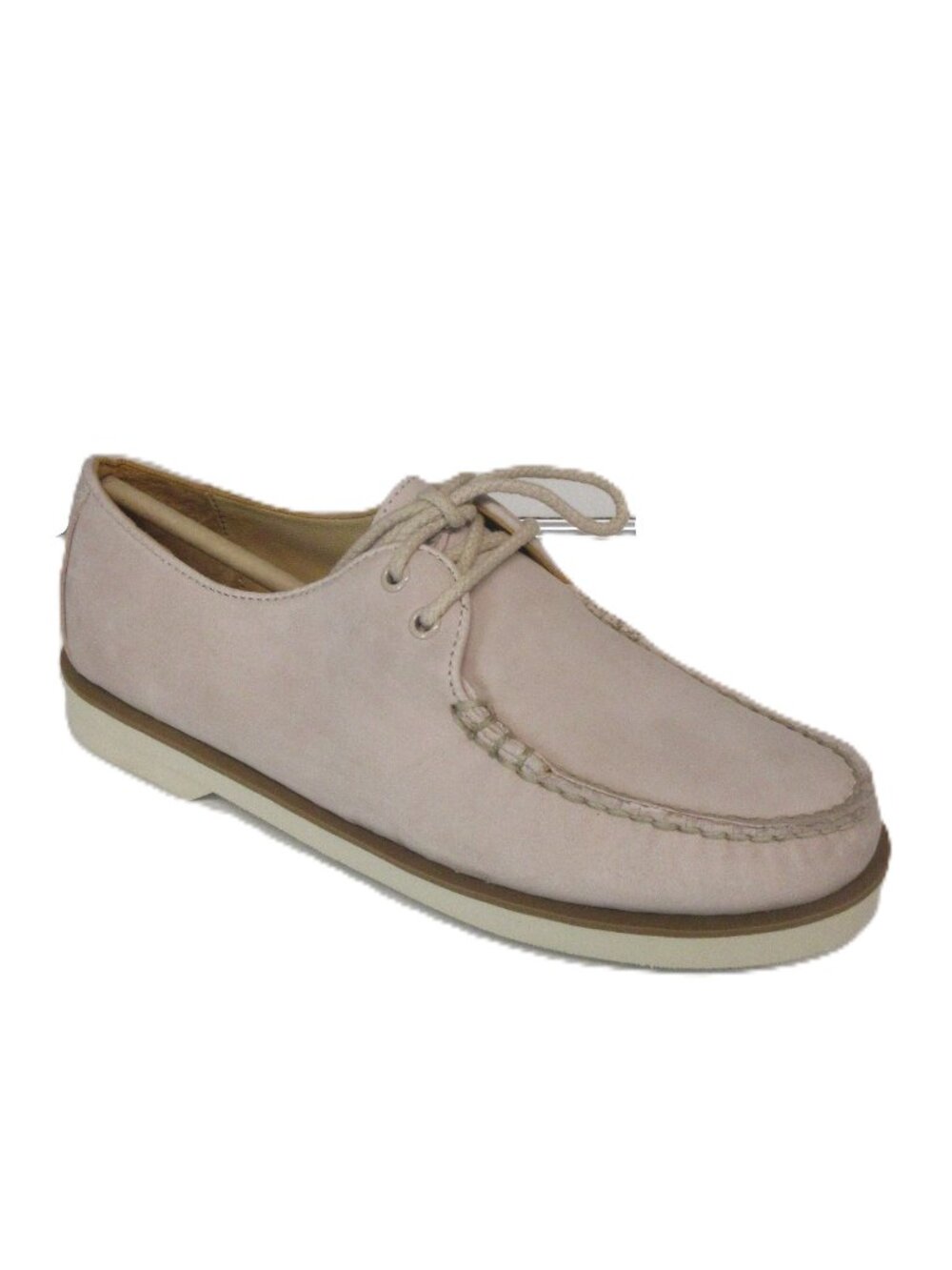 NWT Sperry Captain's Oxford Nubuck Leather Shoes Light Pink 7.5